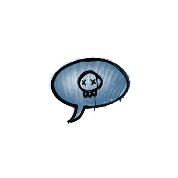 Sealed Graffiti | Death Sentence (Monarch Blue)