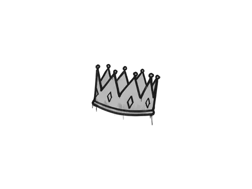 Sealed Graffiti | King Me (Shark White)