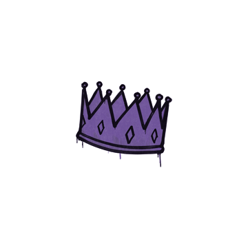 Sealed Graffiti | King Me (Monster Purple)
