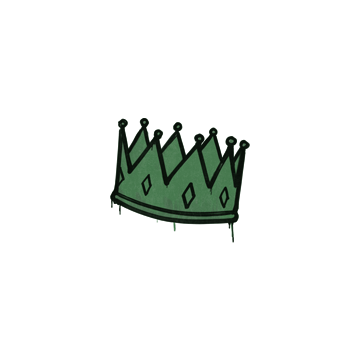 Sealed Graffiti | King Me (Jungle Green)