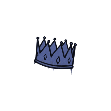 Sealed Graffiti | King Me (SWAT Blue)
