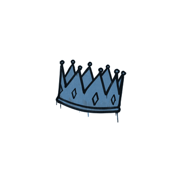 Sealed Graffiti | King Me (Monarch Blue)