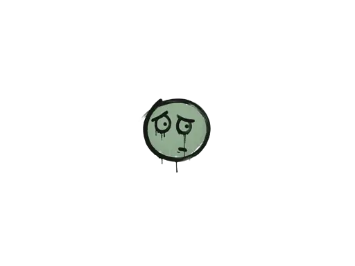 Sealed Graffiti | Worry (Cash Green)