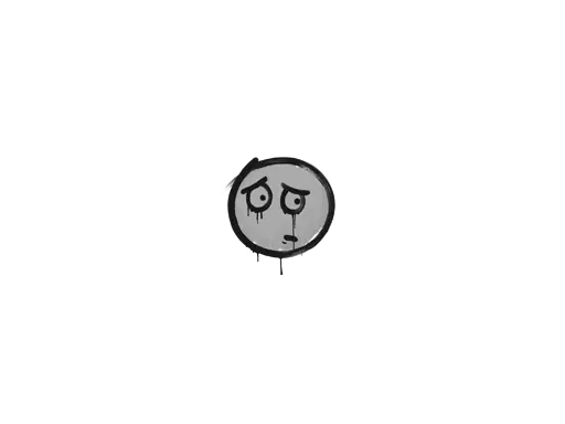 Sealed Graffiti | Worry (Shark White)