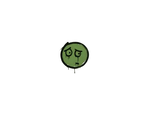 Sealed Graffiti | Worry (Battle Green)