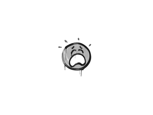 Sealed Graffiti | QQ (Shark White)