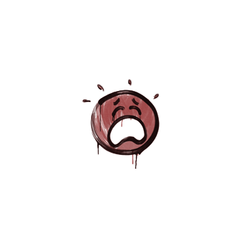 Sealed Graffiti | QQ (Blood Red)