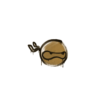Sealed Graffiti | Ninja (Desert Amber)