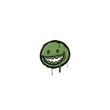Sealed Graffiti | Mr. Teeth (Battle Green)