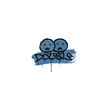 Sealed Graffiti | Double (Monarch Blue)