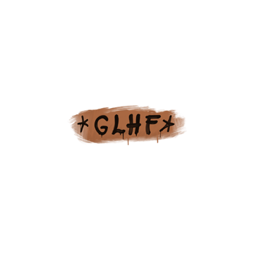 Sealed Graffiti | GLHF (Tiger Orange)