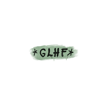 Sealed Graffiti | GLHF (Cash Green)