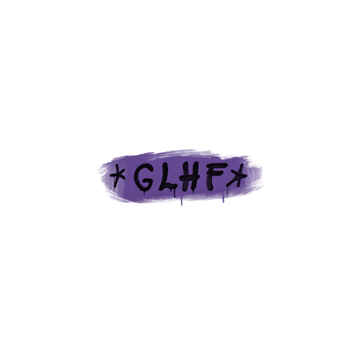 Sealed Graffiti | GLHF (Monster Purple)