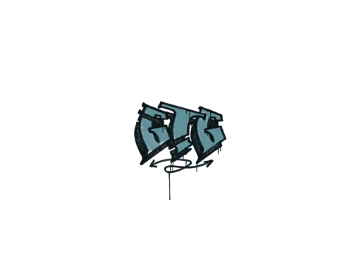 Sealed Graffiti | GTG (Wire Blue)