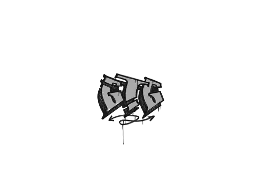 Sealed Graffiti | GTG (Shark White)