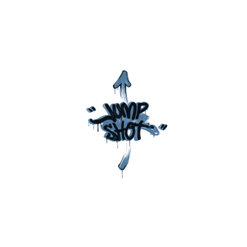 Sealed Graffiti | Jump Shot (Monarch Blue)