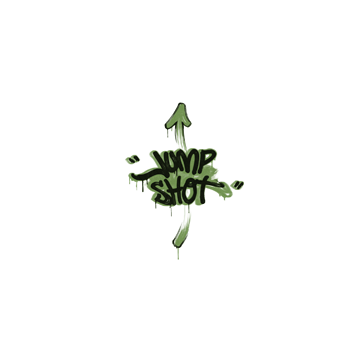 Sealed Graffiti | Jump Shot (Battle Green)