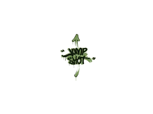 Sealed Graffiti | Jump Shot (Battle Green)