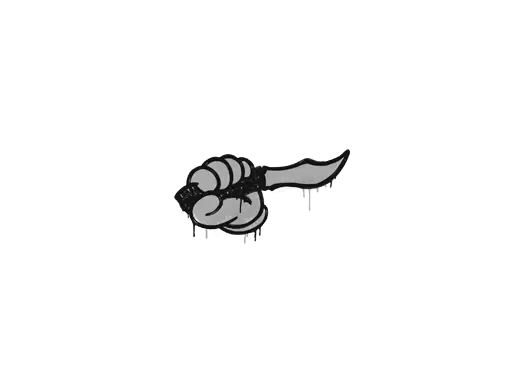 Sealed Graffiti | Backstab (Shark White)