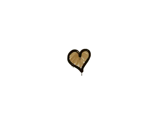 Sealed Graffiti | Heart (Desert Amber)