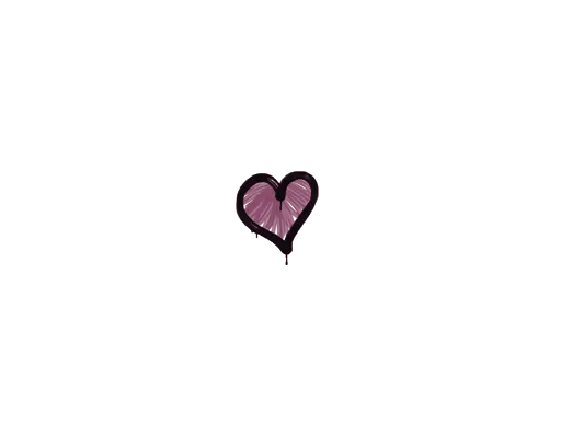 Sealed Graffiti | Heart (Princess Pink)