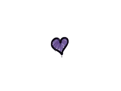 Sealed Graffiti | Heart (Monster Purple)