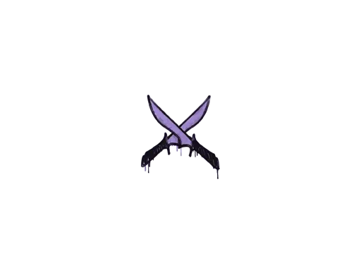 Sealed Graffiti | X-Knives (Violent Violet)