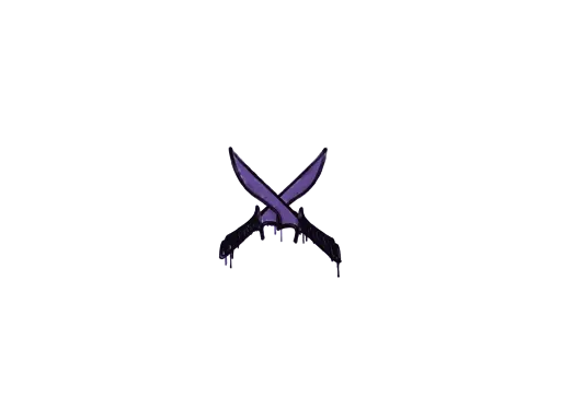 Sealed Graffiti | X-Knives (Monster Purple)