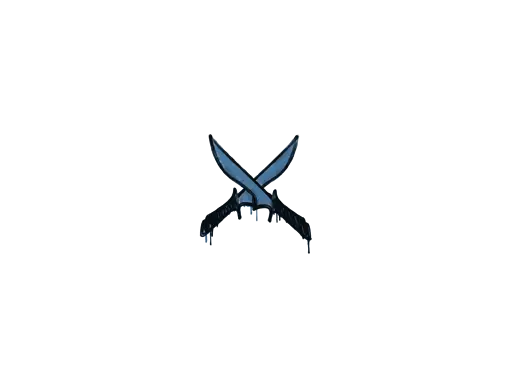 Sealed Graffiti | X-Knives (Monarch Blue)