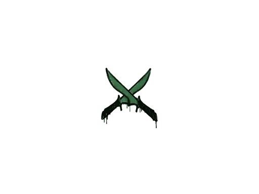 Sealed Graffiti | X-Knives (Jungle Green)