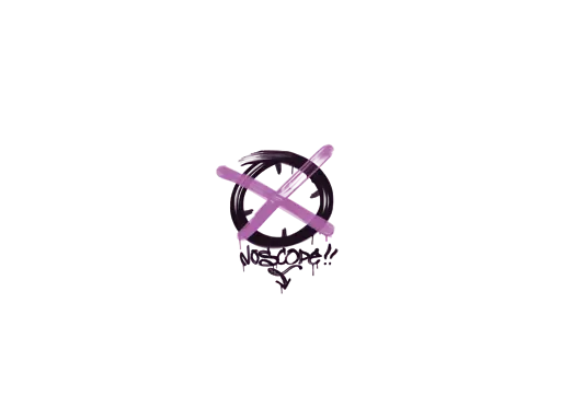 Sealed Graffiti | Noscope (Bazooka Pink)