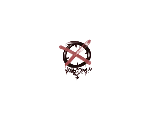 Sealed Graffiti | Noscope (Blood Red)