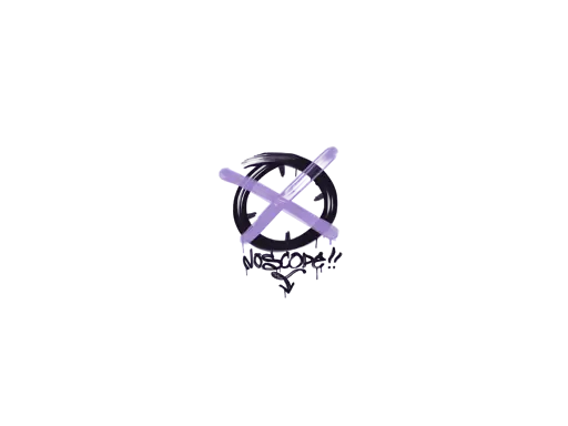 Sealed Graffiti | Noscope (Violent Violet)