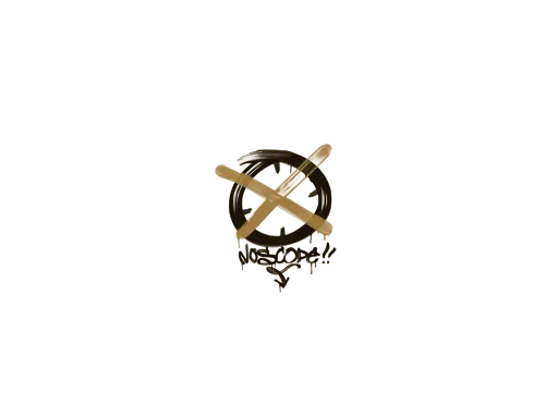 Sealed Graffiti | Noscope (Desert Amber)