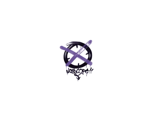 Sealed Graffiti | Noscope (Monster Purple)