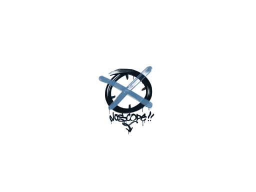 Sealed Graffiti | Noscope (Monarch Blue)