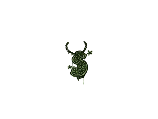 Sealed Graffiti | Bling (Battle Green)