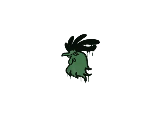 Sealed Graffiti | Cocky (Jungle Green)