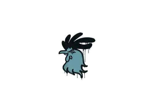 Sealed Graffiti | Cocky (Wire Blue)