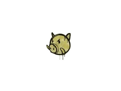 Sealed Graffiti | Piggles (Tracer Yellow)