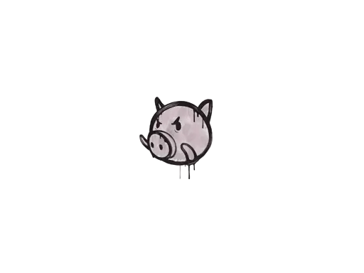 Sealed Graffiti | Piggles (War Pig Pink)