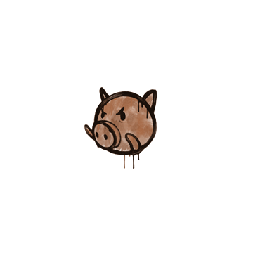 Sealed Graffiti | Piggles (Tiger Orange)