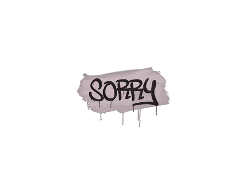 Sealed Graffiti | Sorry (War Pig Pink)