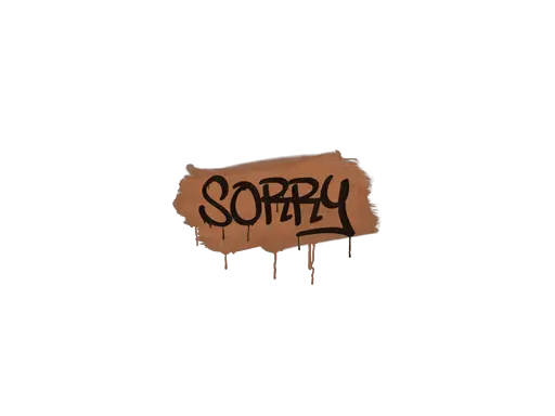 Sealed Graffiti | Sorry (Tiger Orange)