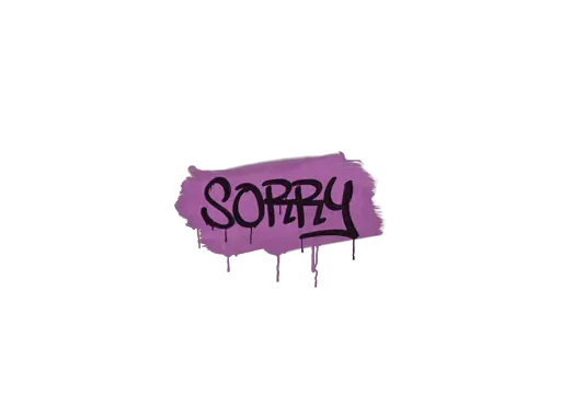 Sealed Graffiti | Sorry (Bazooka Pink)