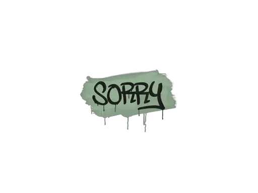 Sealed Graffiti | Sorry (Cash Green)