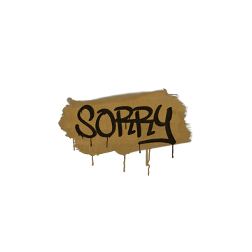 Sealed Graffiti | Sorry (Desert Amber)
