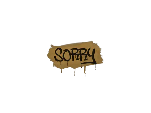 Sealed Graffiti | Sorry (Desert Amber)