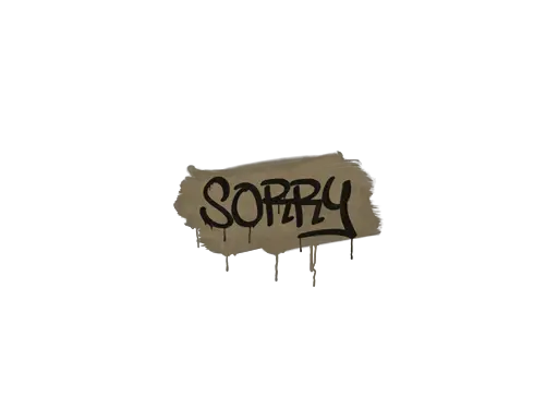 Sealed Graffiti | Sorry (Dust Brown)