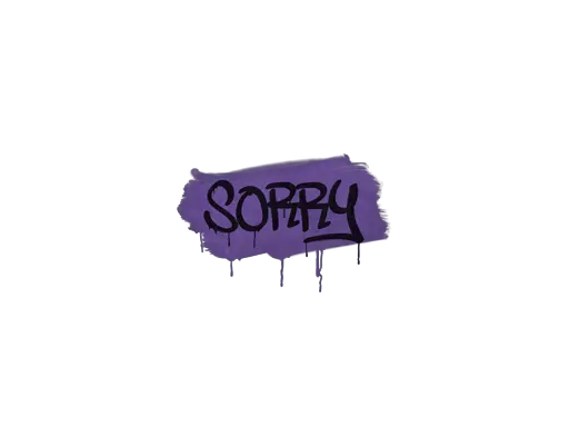 Sealed Graffiti | Sorry (Monster Purple)